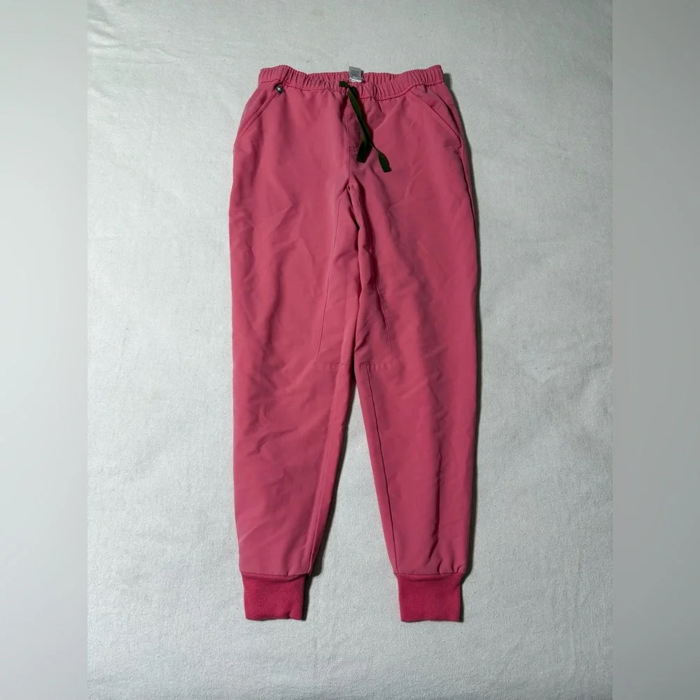 FIGS Tansen‎ Scrub Pants Mens Medium Jogger Elastic Waist Drawstring Pocket Pink